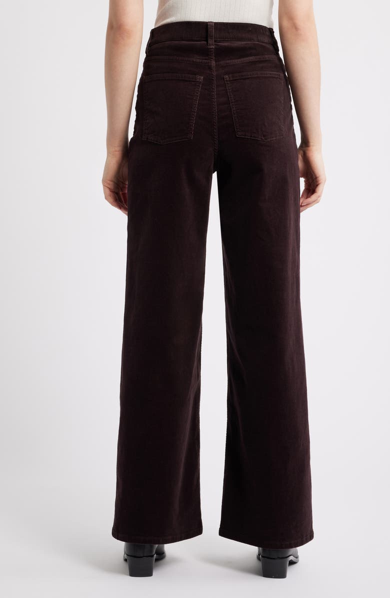 SPANX<sup>®</sup> High Waist Wide Leg Corduroy Pants, Alternate, color, Truffle Brown