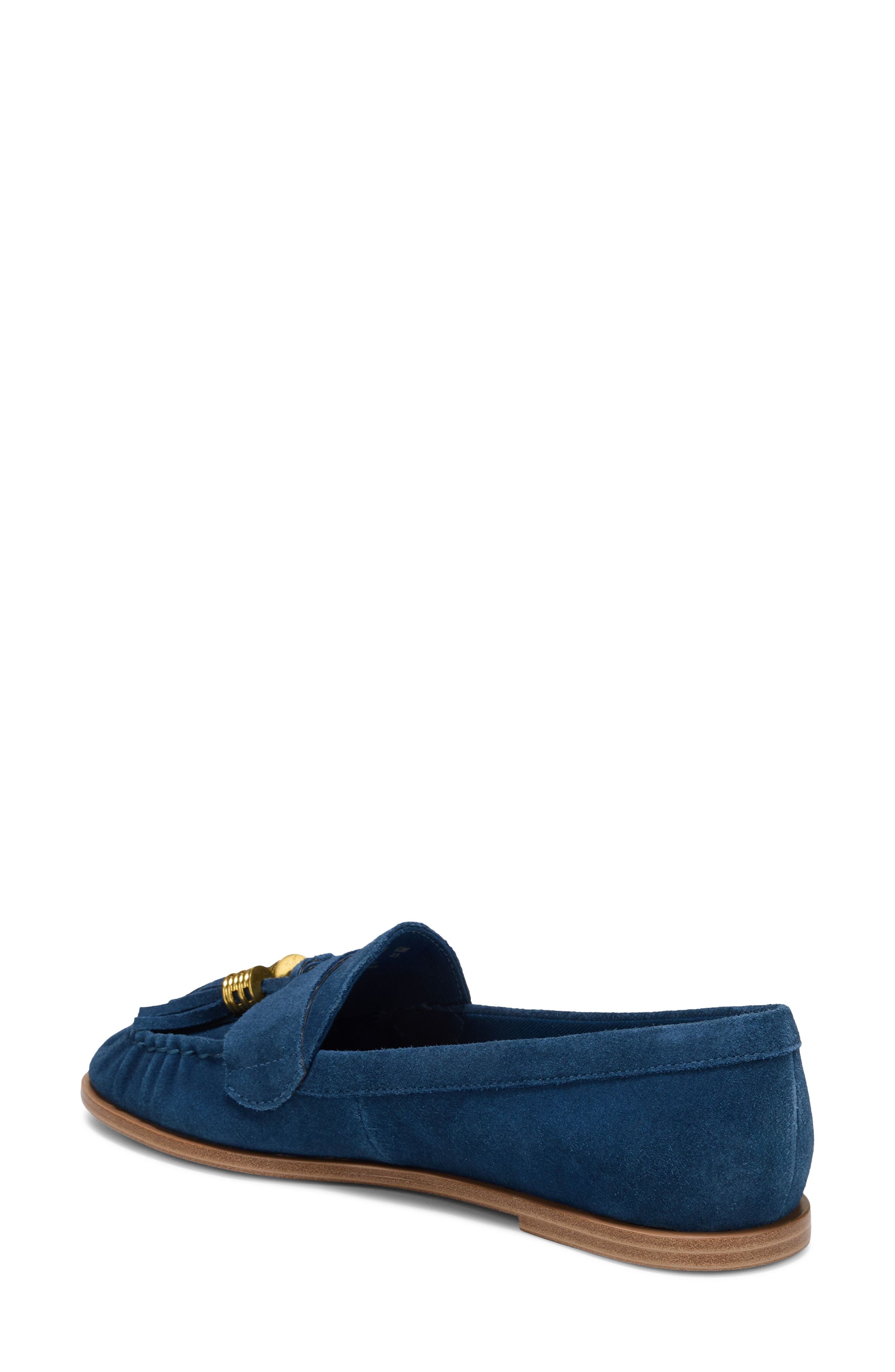 Carita Tassel Loafer, Alternate, color, LAPIS BLUE