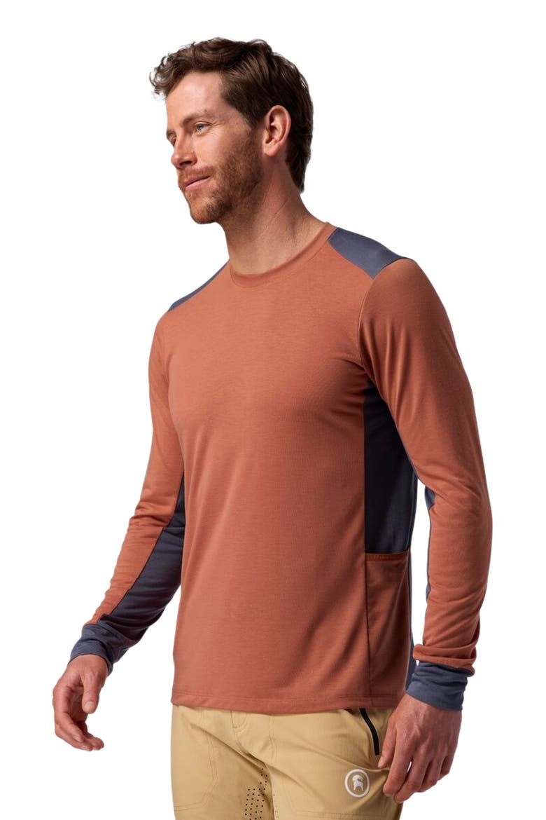 Slickrock Drirelease Long-Sleeve Tech T-Shirt - Men's, Main, color, Sierra/Turbulence