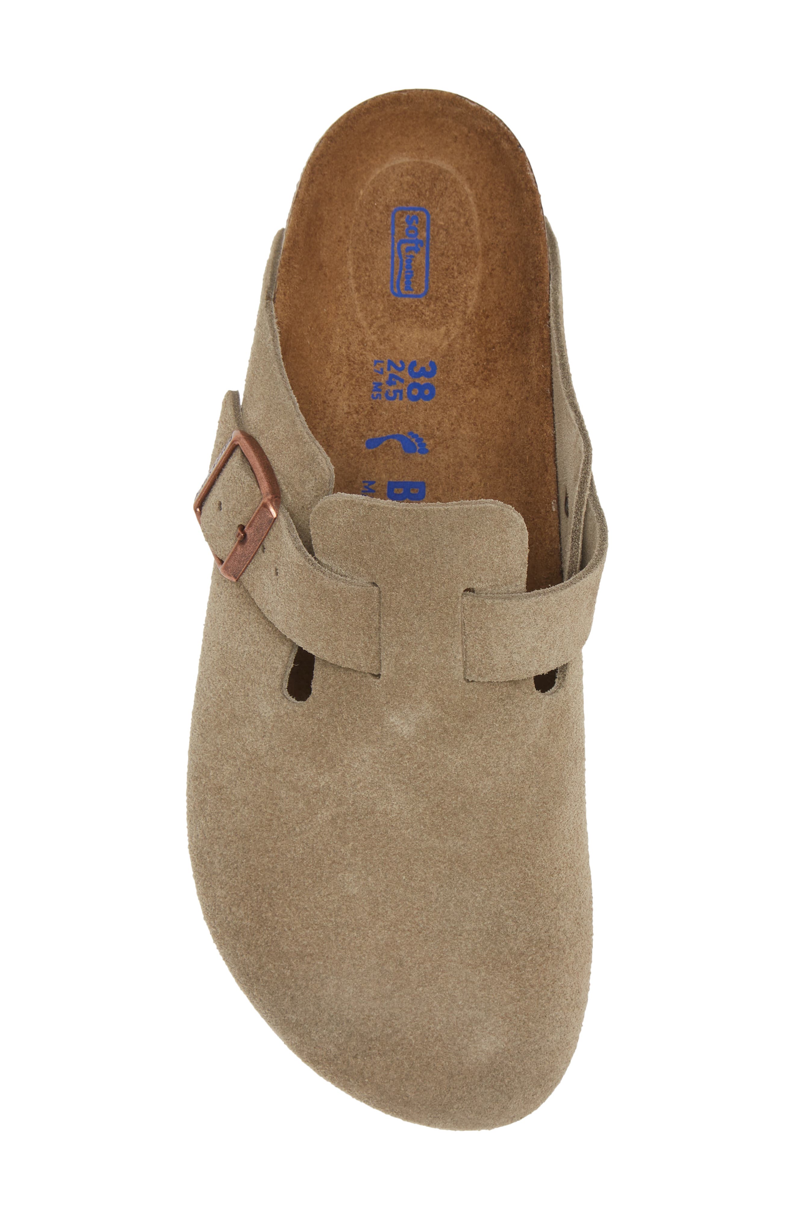 Birkenstock Boston Soft Footbed Clog, Alternate, color, Taupe