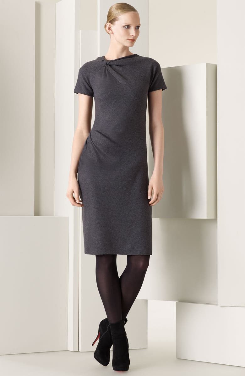 Lida Baday Draped Wool Jersey Dress, Main, color, 