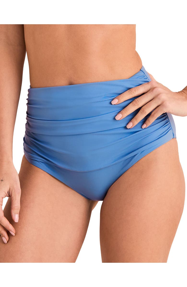 Adore Me Morgana Swimwear High Waisted Bottom, Main, color, Medium Blue