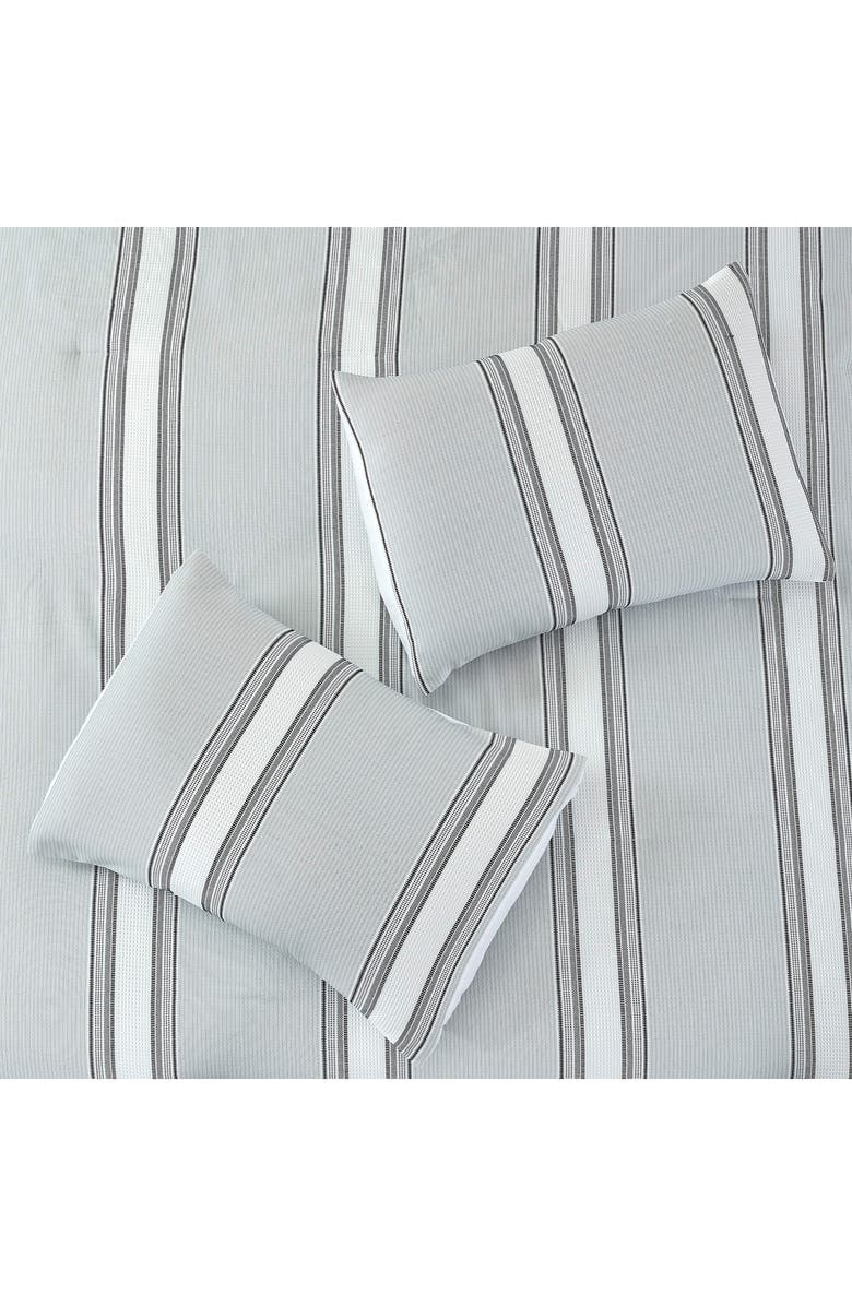 Modern Threads Jacquard Microfiber 5-Piece Comforter Set, Alternate, color, Light Blue