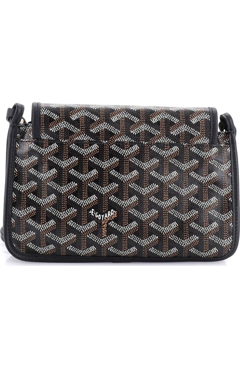 Pre-Owned Goyard Plumet Clutch Wallet Coated Canvas, Alternate, color, Black