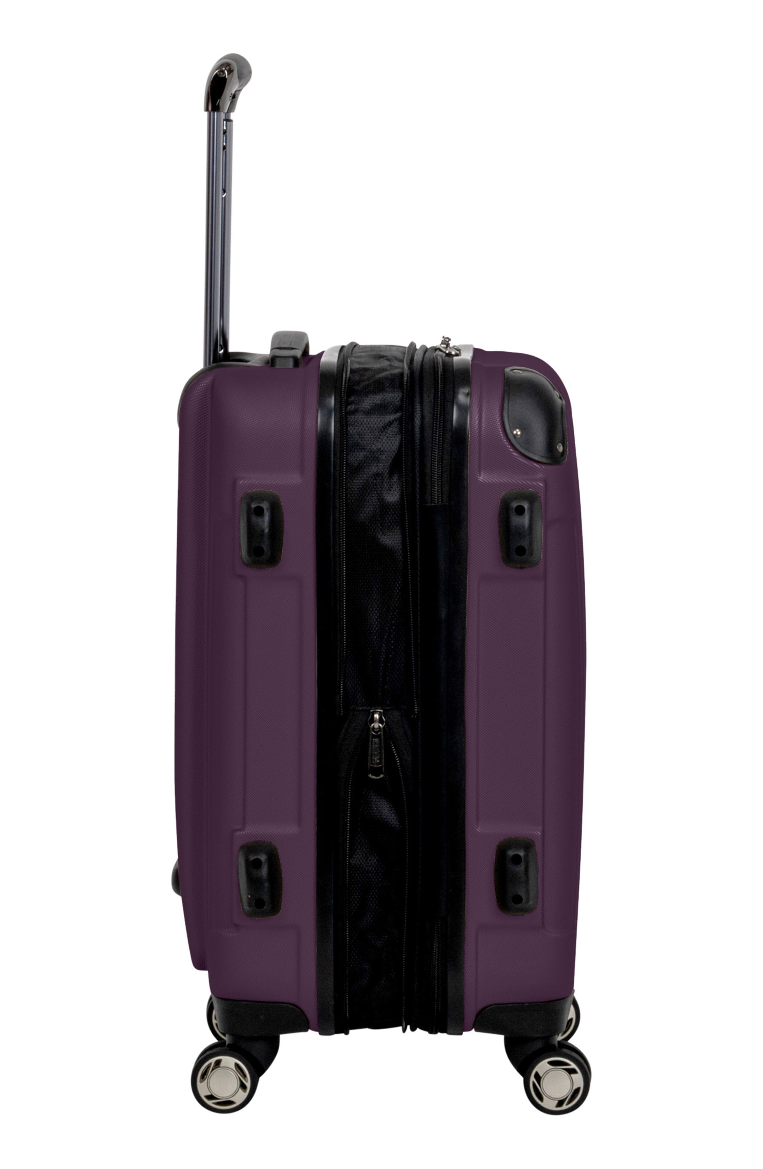 Kenneth Cole Renegade 20-Inch Carry-On Hardside Luggage, Alternate, color, Midnight Plum