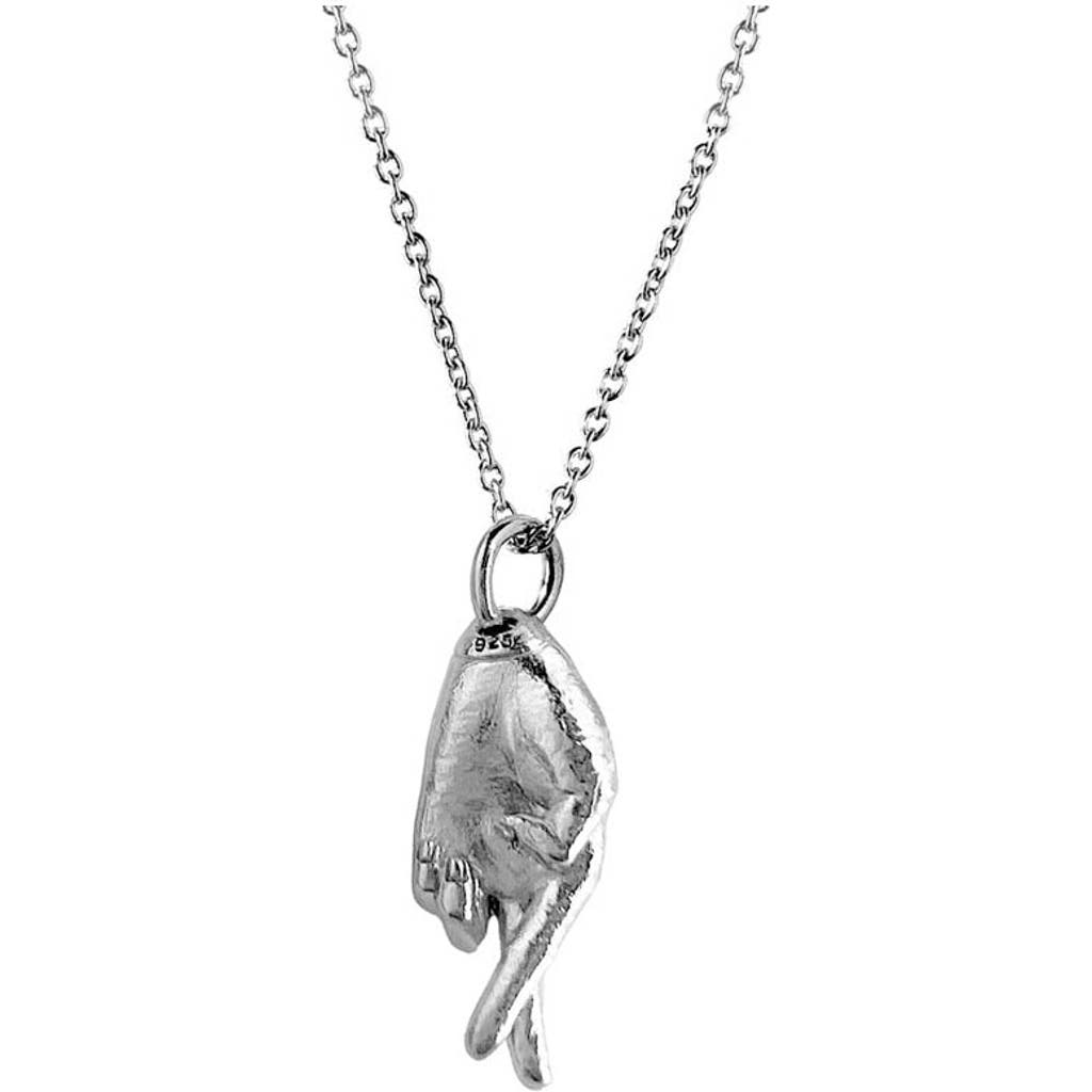 Astor & Orion Good Luck Charm Necklace In Silver