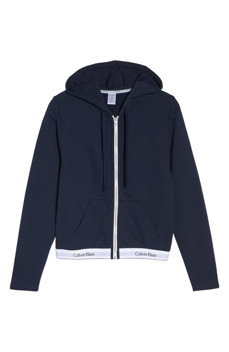 Calvin Klein Lounge Hoodie, Alternate, color, 