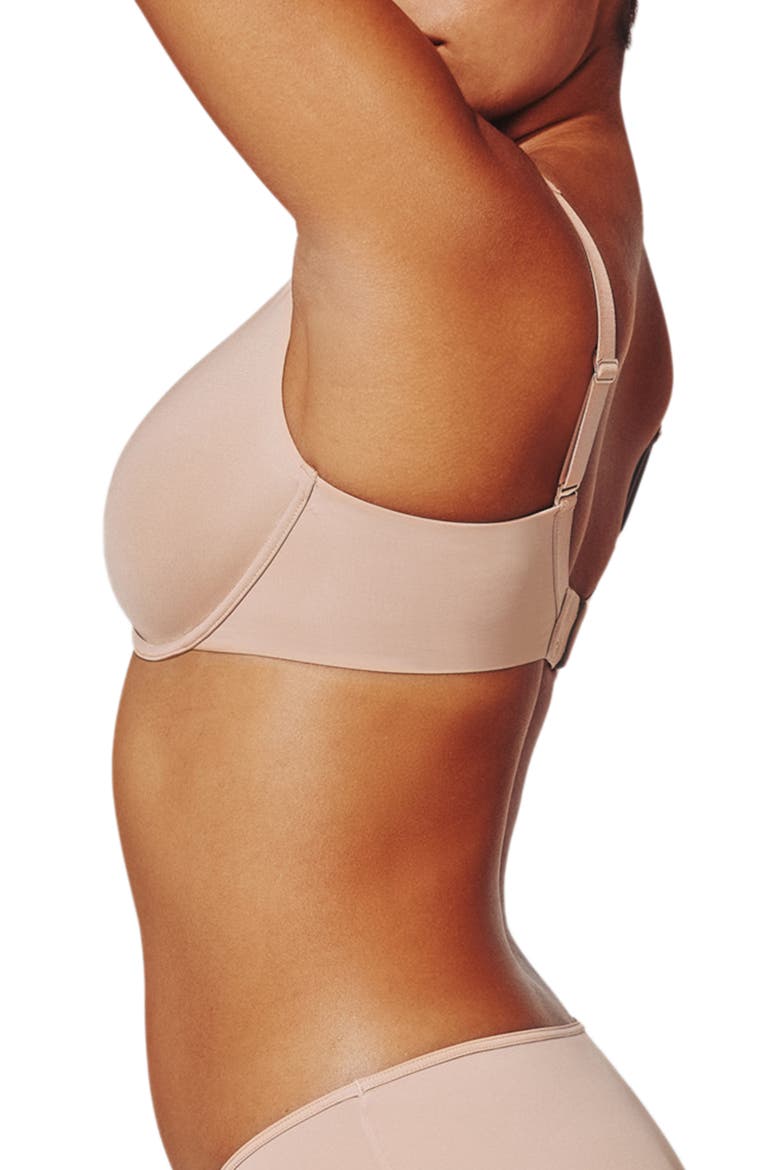 24/7® Classic Underwire Unlined Minimizer Bra, Alternate, color, TAUPE