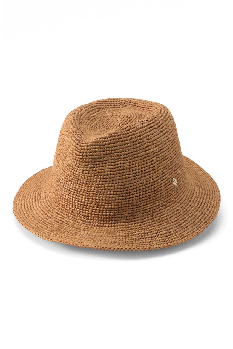 Jordan Raffia Fedora, Main, color, NOUGAT