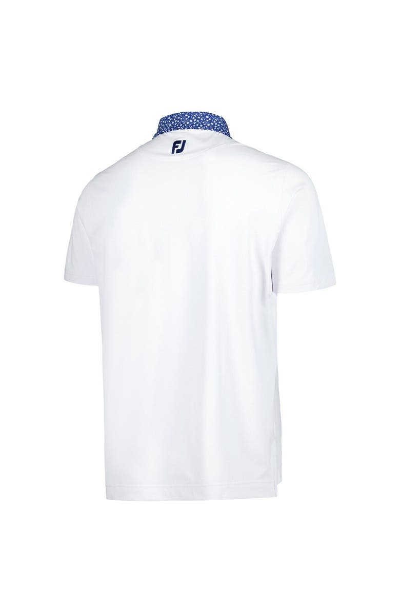 FOOTJOY Men's FootJoy White TOUR Championship Tulip ProDry Polo, Alternate, color, 