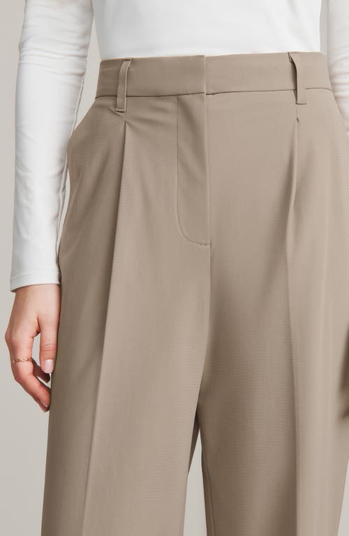 Rhone Commuter Pleat Pants In Gray