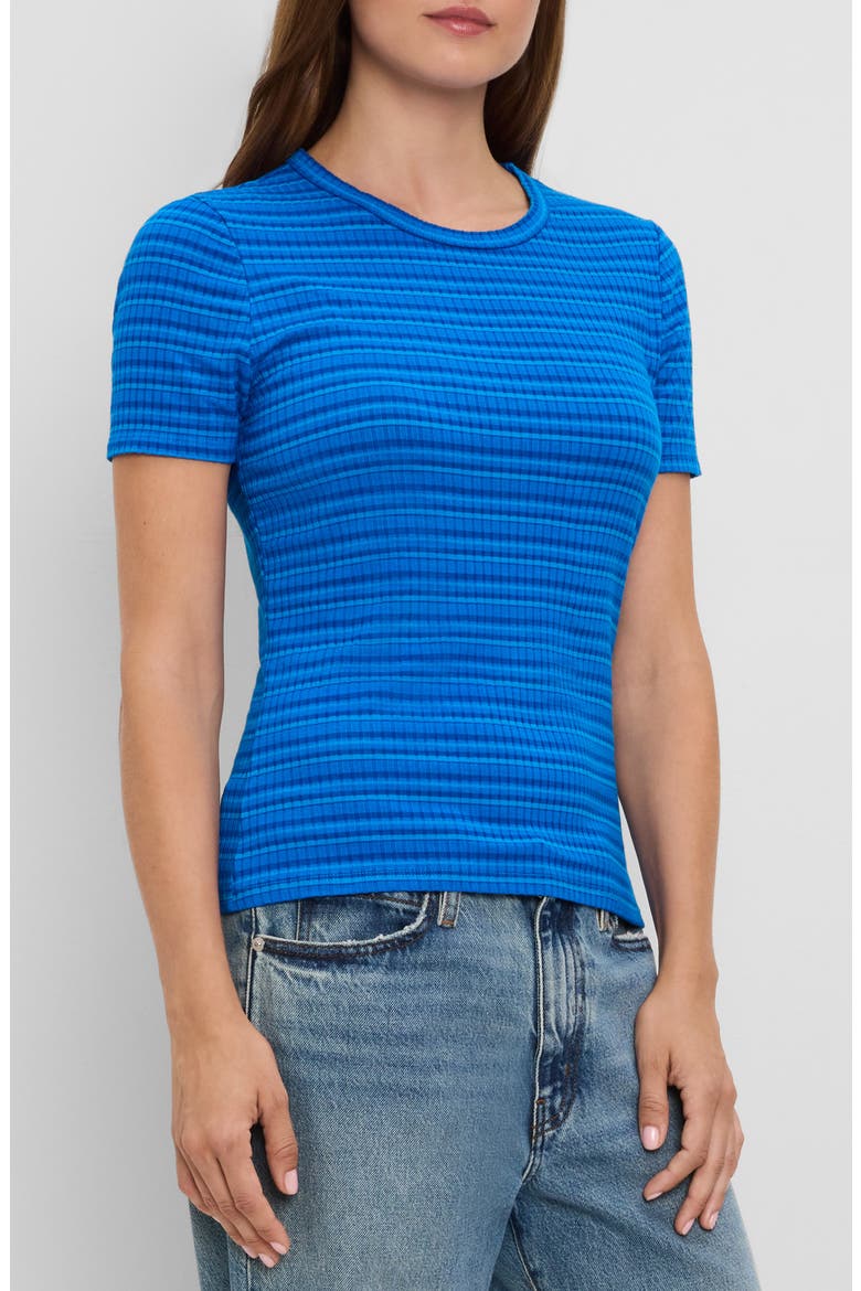 Verity Crewneck T-shirt, Alternate, color, PACIFIC