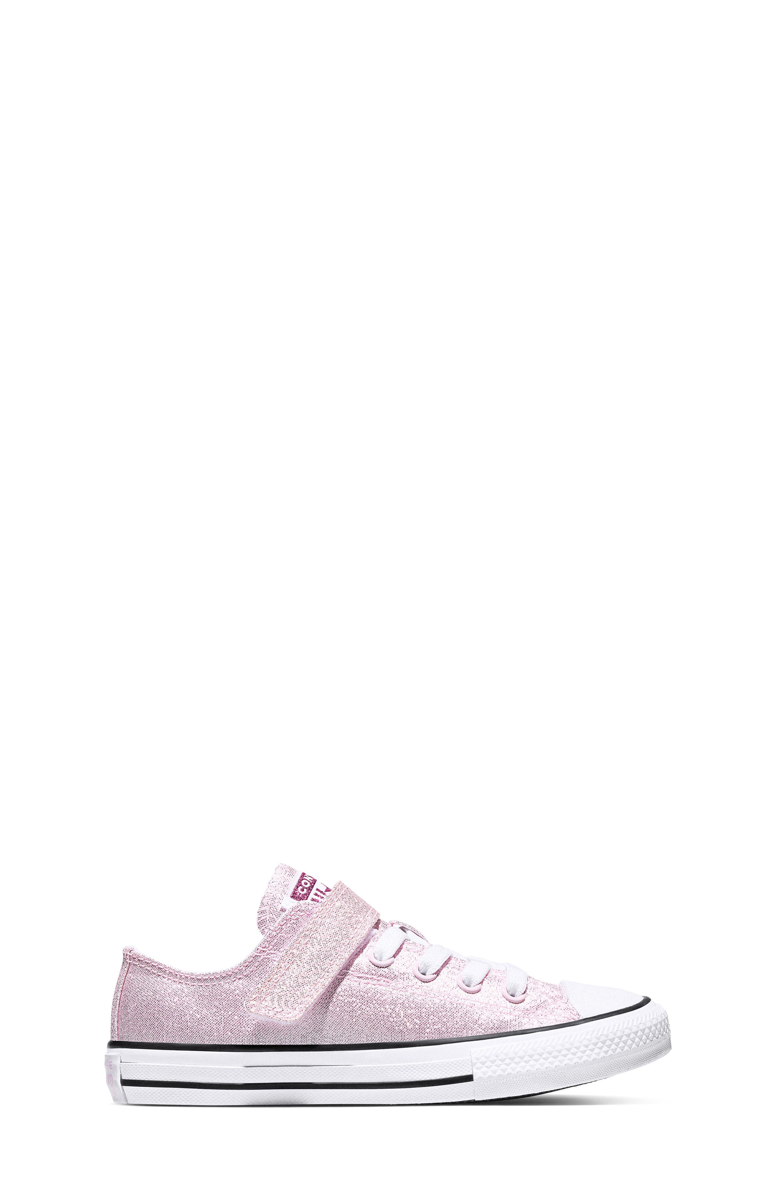Converse Kids' Chuck Taylor All Star Easy On Glitter Low Top Sneaker, Alternate, color, New Found Bloom