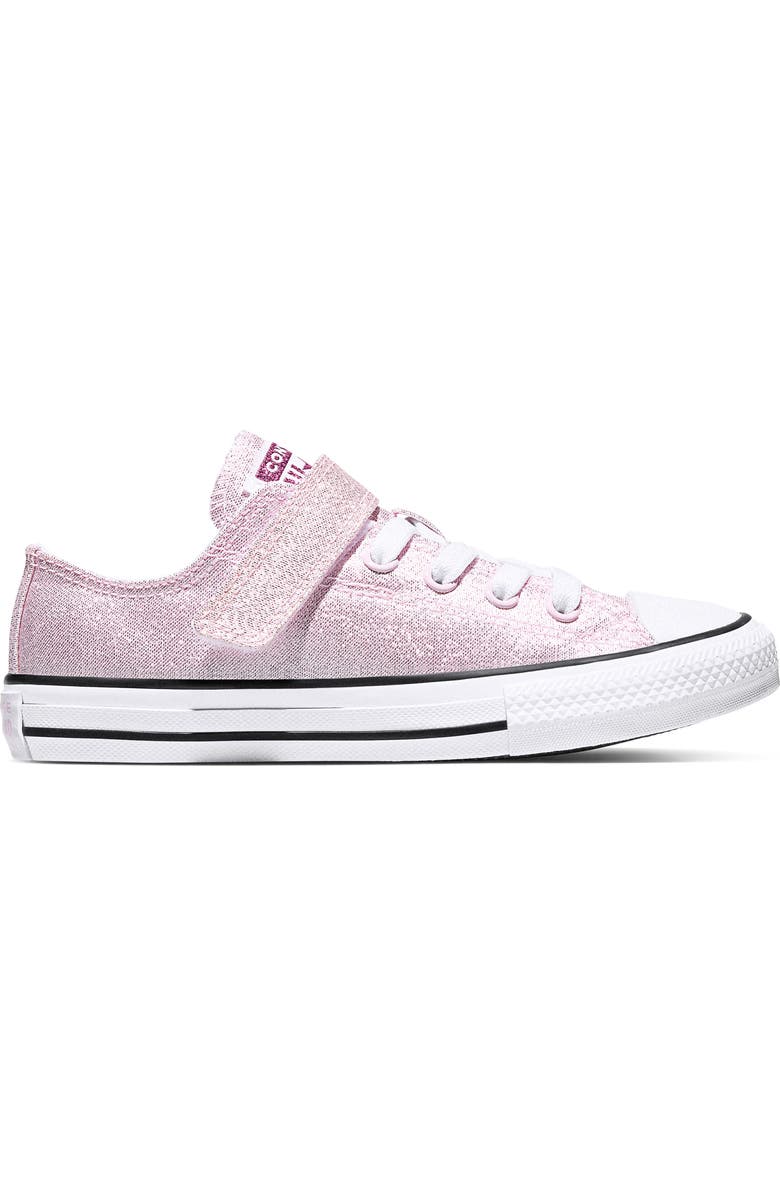 Converse Kids' Chuck Taylor All Star Easy On Glitter Low Top Sneaker, Alternate, color, New Found Bloom