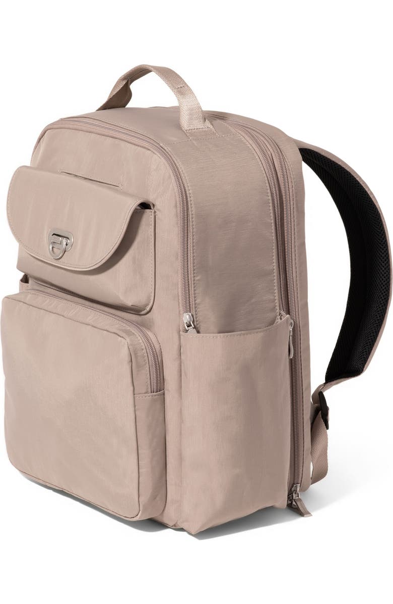 BAGGALLINI Coastal Flip Lock Laptop Backpack, Alternate, color, Moonrock