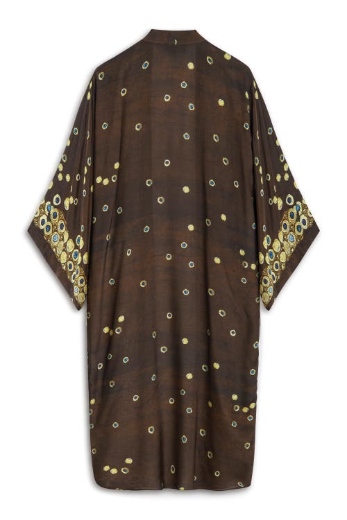 Nocturne Flowing Lightweight Kimono In Multi-colored