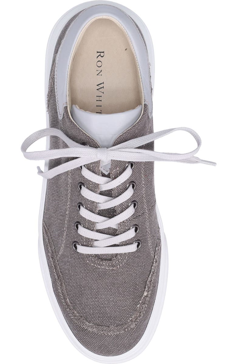 Ron White Maverick Low Top Denim Sneaker, Alternate, color, Taupe
