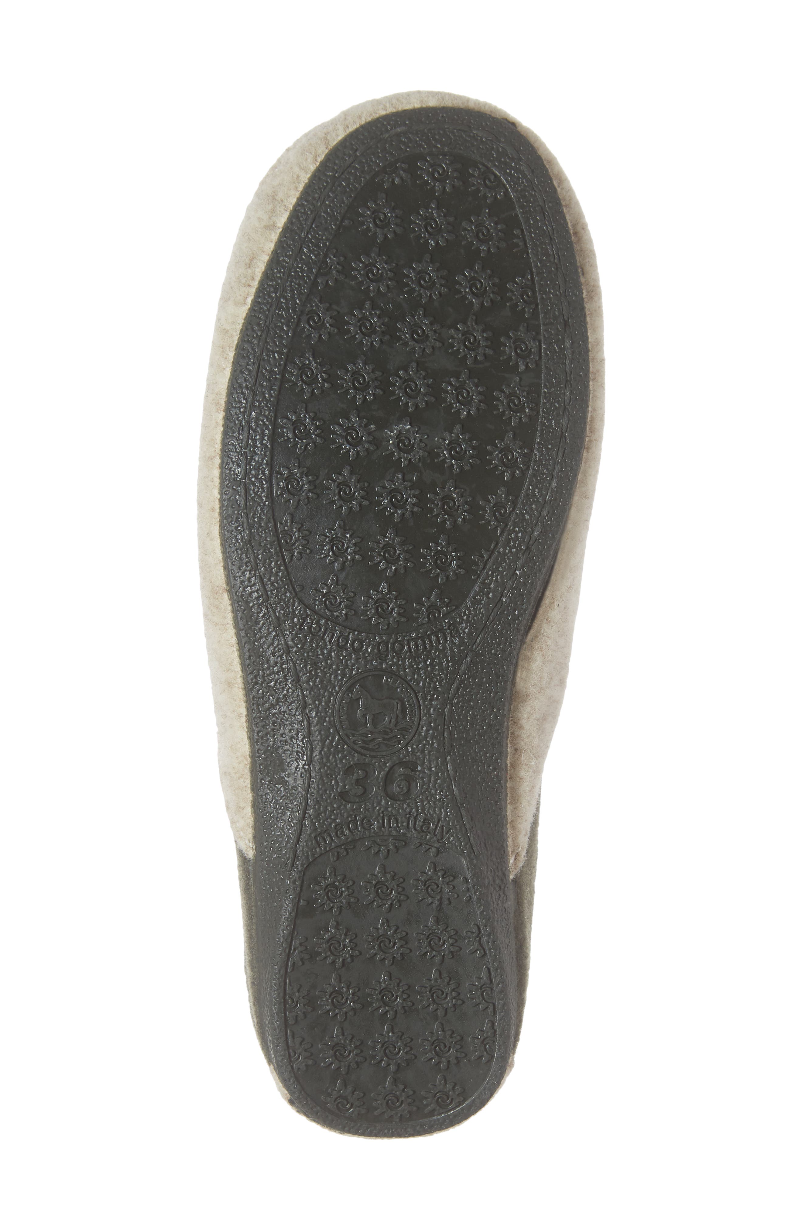 Jade Wedge Slipper, Alternate, color, PINE WOOL