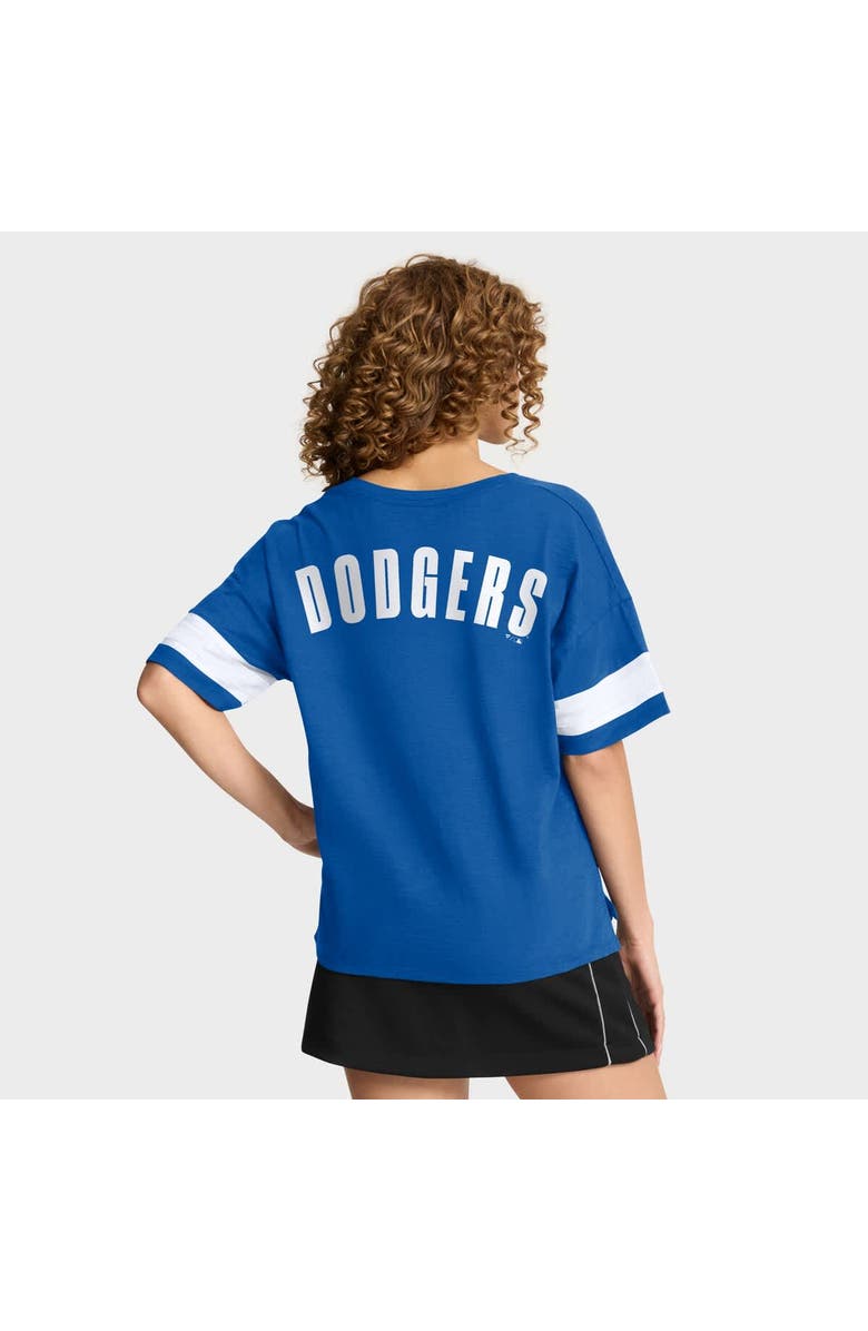 FANATICS Women's Fanatics Royal Los Angeles Dodgers Curl Route T-Shirt, Alternate, color,