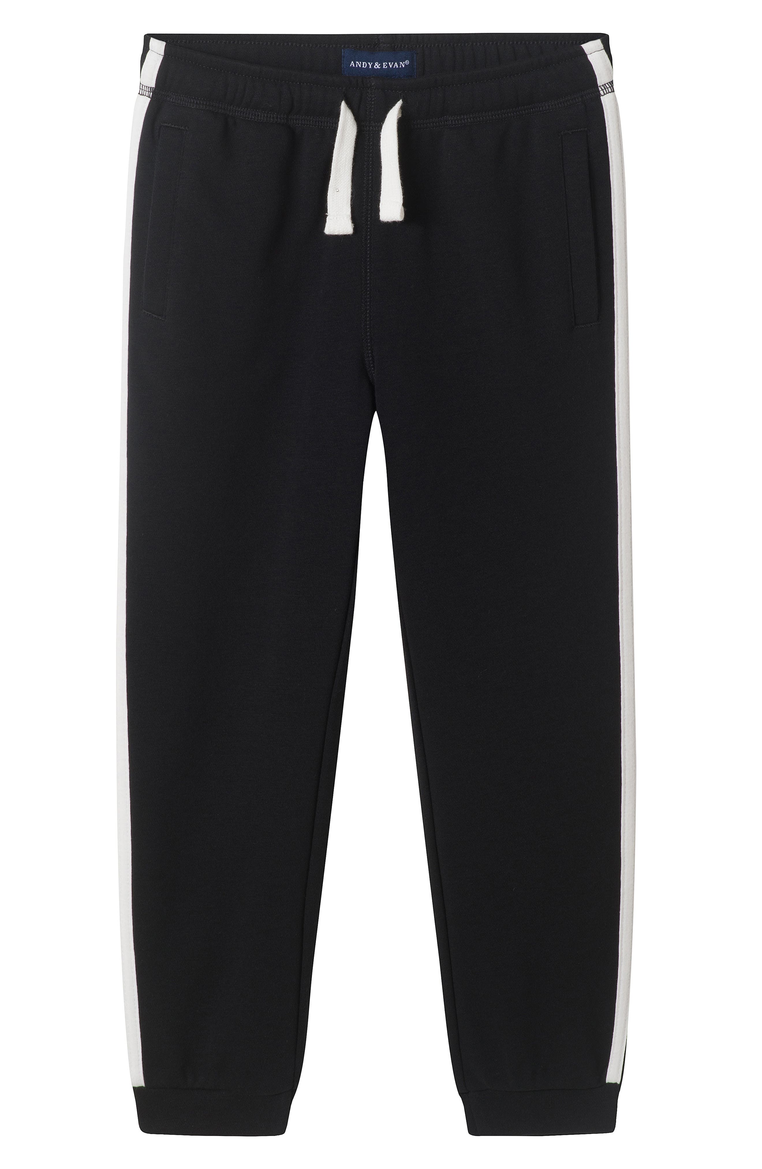 Kids' Side Stripe Piqué Joggers