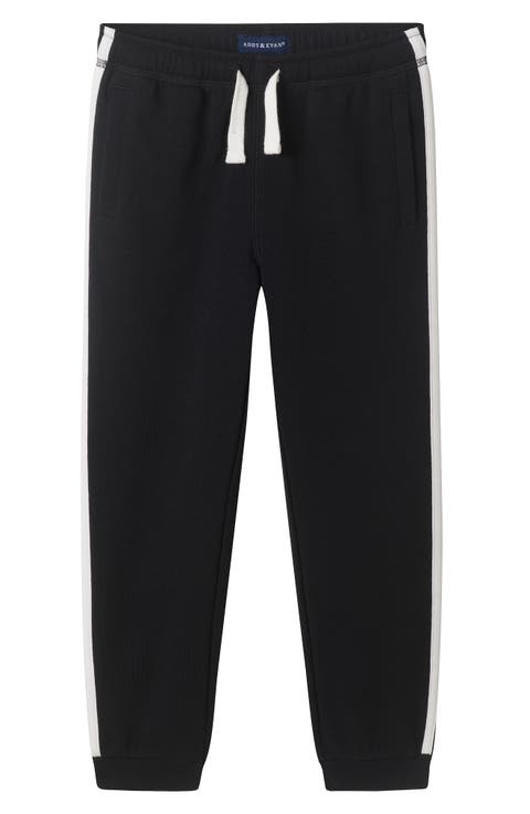 Kids' Side Stripe Piqué Joggers