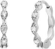 Sethi Couture Eleanor Diamond Huggie Hoop Earrings