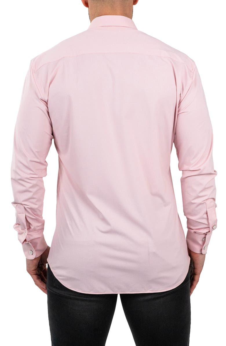 Maceoo Einstein Stretchblotter Red Button-Up Shirt, Alternate, color, Red