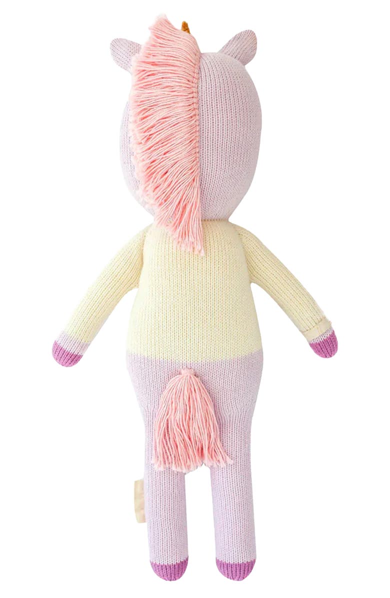 cuddle+kind Little Zoe the Unicorn Stuffed Animal, Alternate, color, Violet
