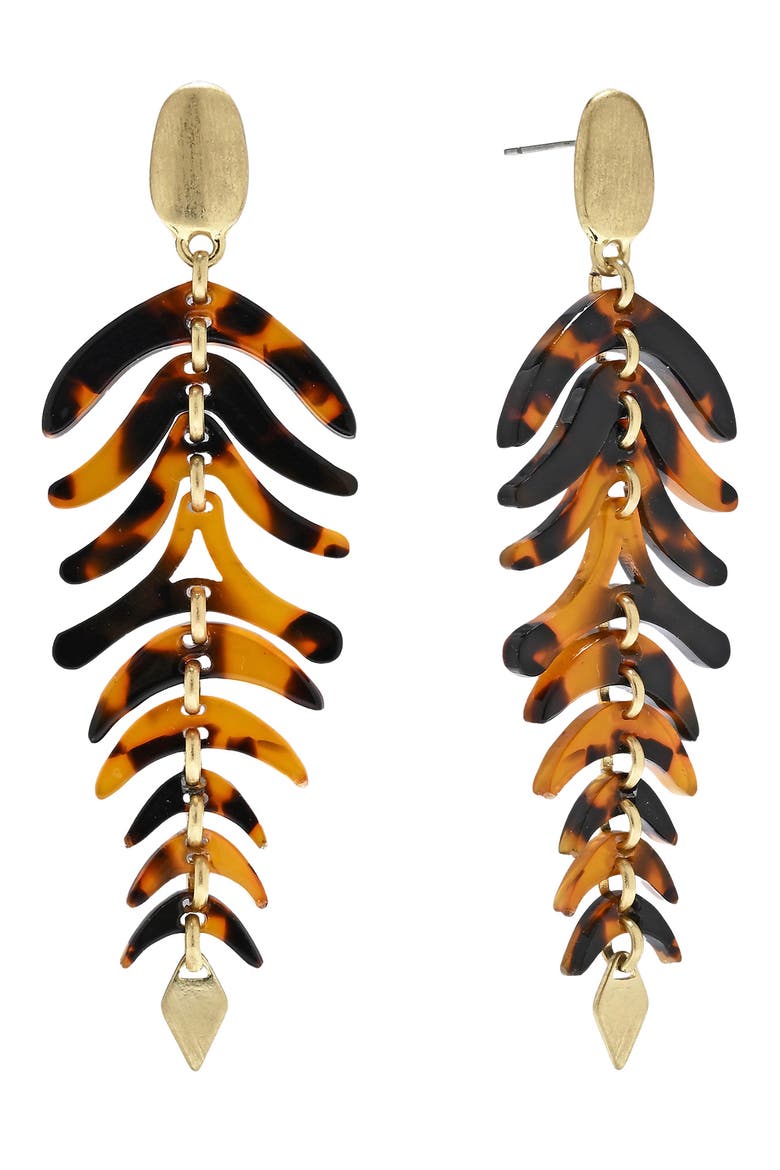 Emma Drop Earrings, Alternate, color, GOLD