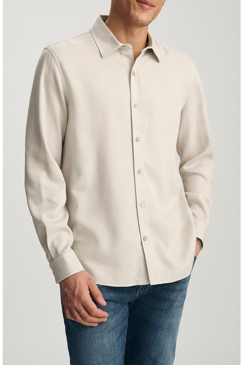 Regular Fit Button-Up Shirt, Main, color, SILVER BIRCH