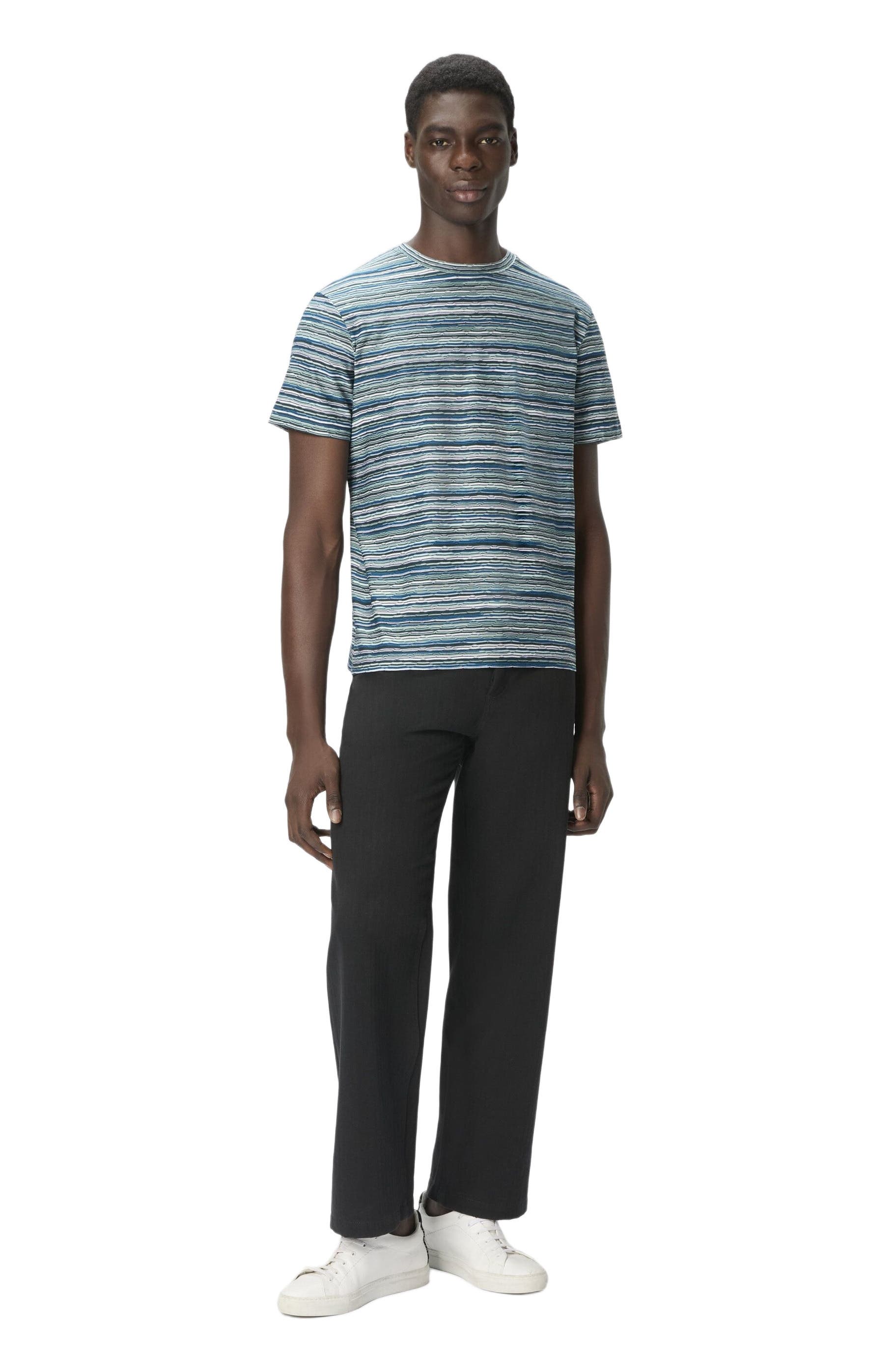 T-shirt With Flame And Zigzag Pattern - image 3