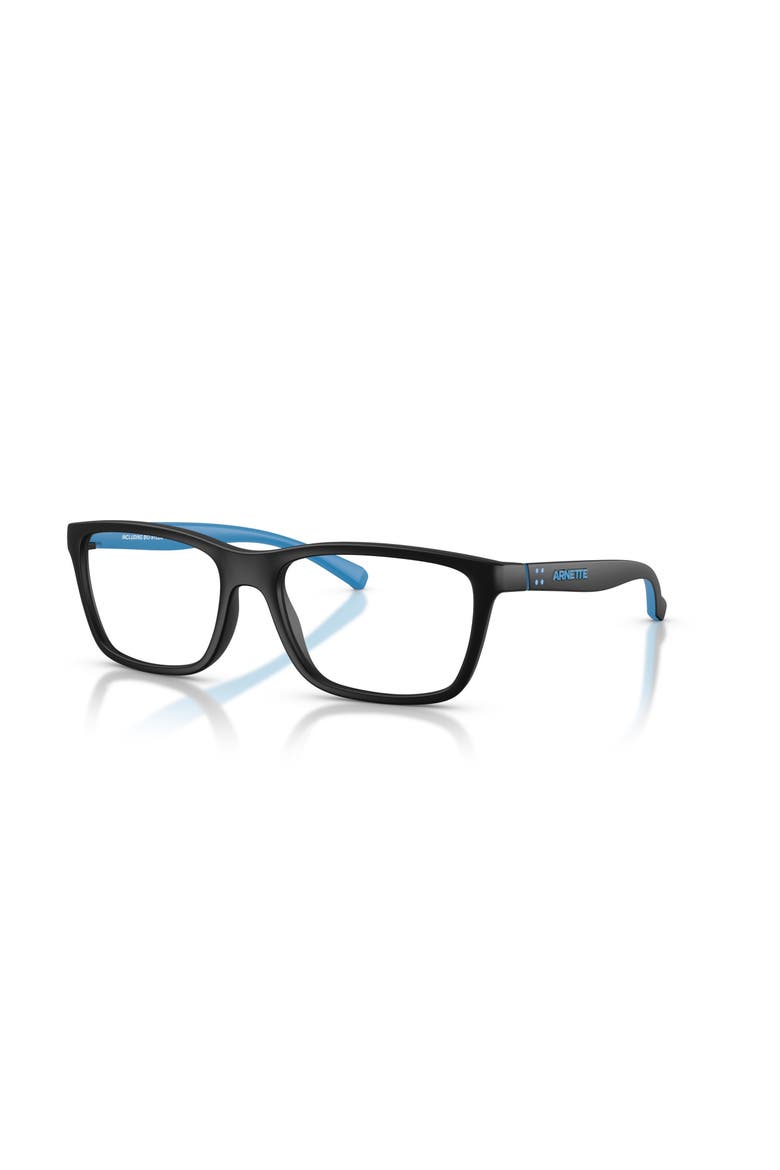 55mm Rectangle optical glasses, Main, color, Black