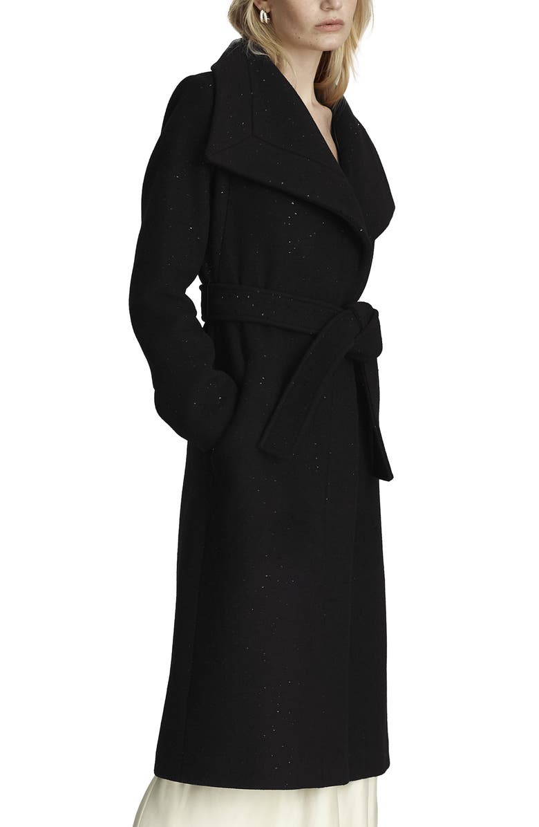 Dawn Levy Gisele - Sequins Coat, Alternate, color, Black