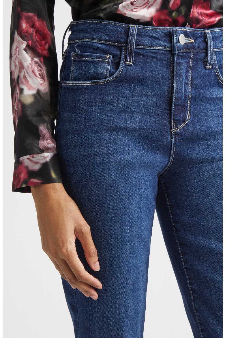 Ruth Raw Hem Straight Leg Jeans, Alternate, color, TOLEDO