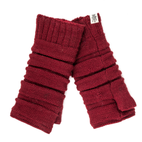 Hand Loom Reverse Step Fingerless Gloves
