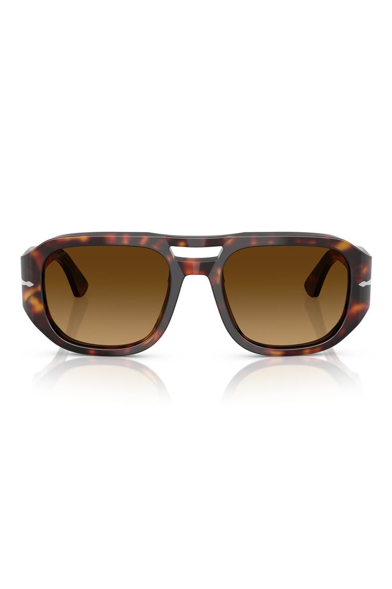 Vincent 53mm Pilot Sunglasses, Main, color, HAVANA / LIGHT BROWN DARK BROW