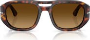 Persol 56mm Pilot Sunglasses