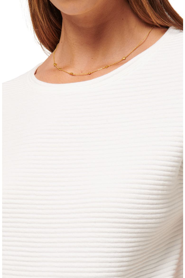 Charter Cruise Boxy Ottoman Knit Top, Alternate, color, WHITE