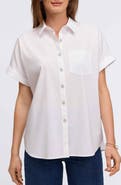 Foxcroft Abigail Short Sleeve Button-Up Shirt