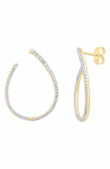 EFFY Diamond Two-Tone Stud Earrings