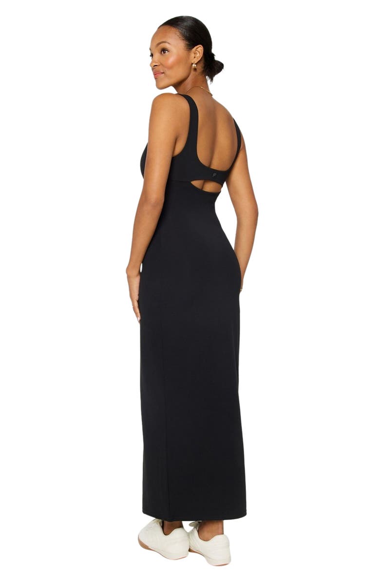 Fabletics PureLuxe Maxi Dress, Alternate, color, Black