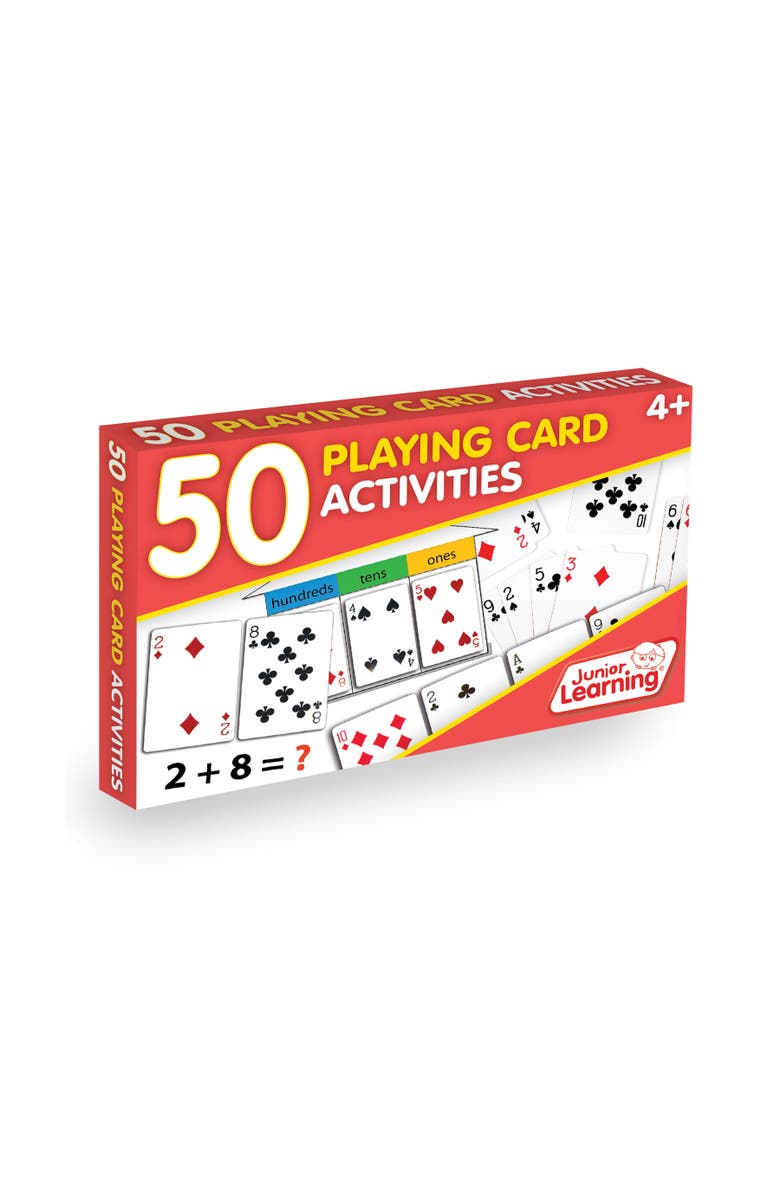 Junior Learning 50 Playing Card Activities, Main, color, Multicolored