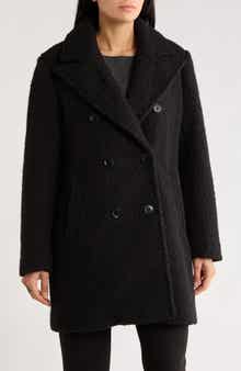 BCBGeneration Missy Double Breasted Bouclé Coat