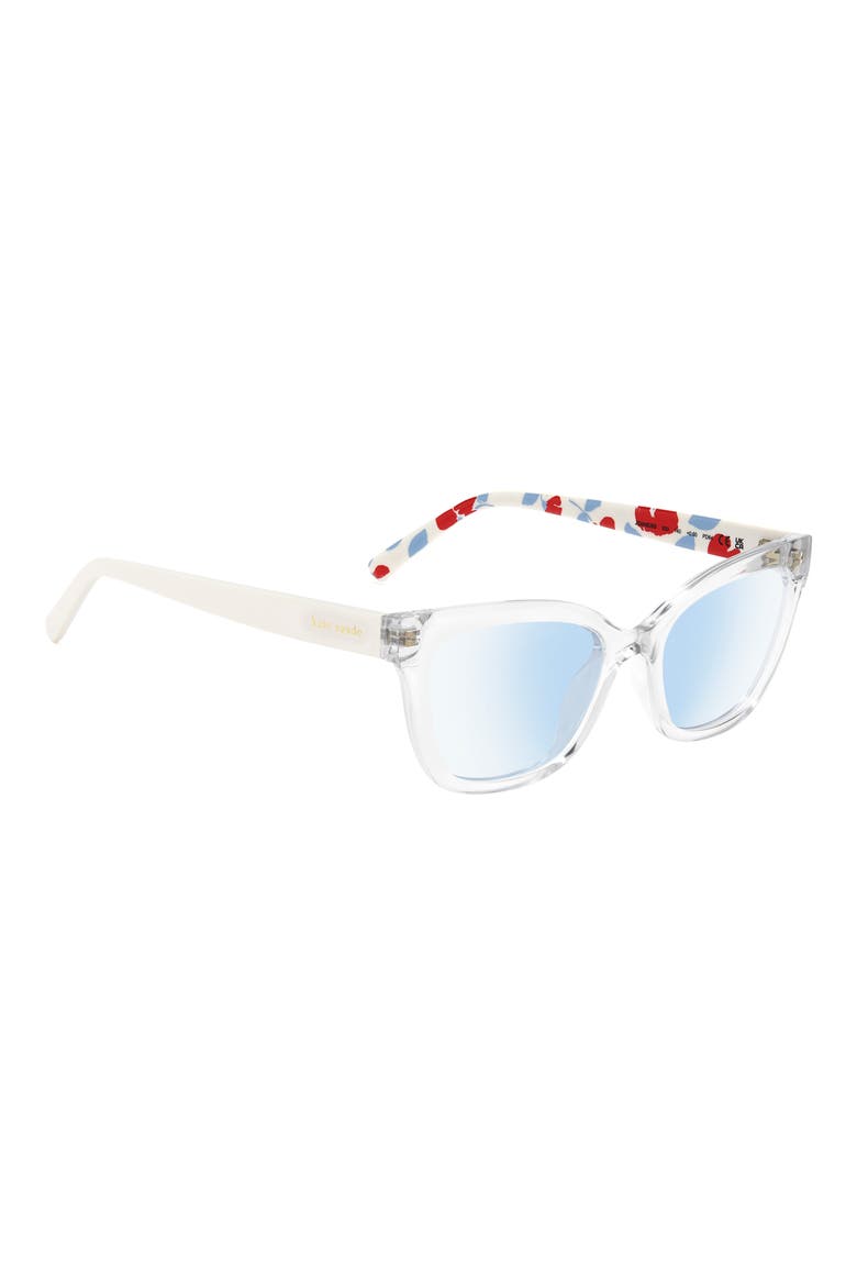 joanie 52mm blue light blocking cat eye reading glasses, Alternate, color, CRYSTAL