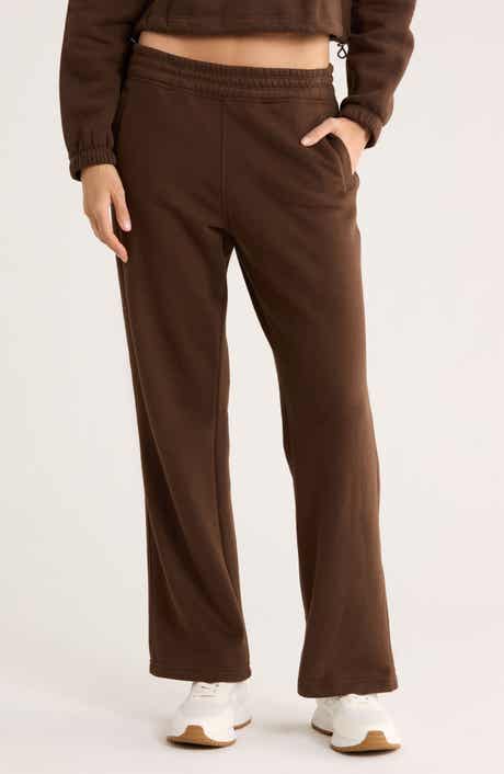 CALVIN KLEIN PERFORMANCE High Waist Relaxed Straight Leg Sweatpants