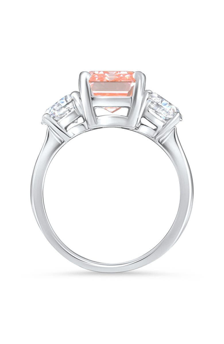 Bliss Diamond Certified 4.44Ct Fancy Vivid Pink Diamond Engagement Ring Gold Lab Grown, Alternate, color, 