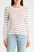 Splendid Leopard Print Long Sleeve T-Shirt