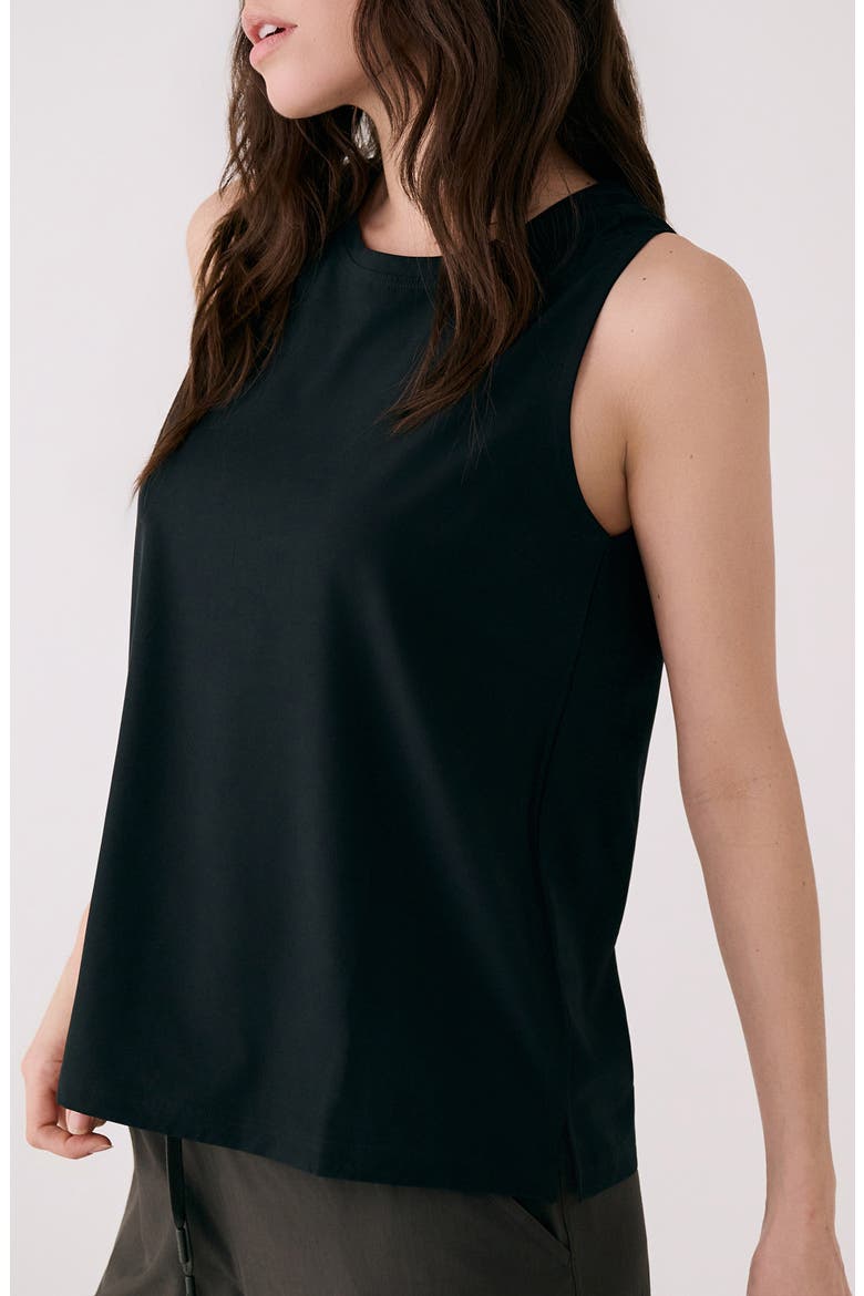 Olivie Tank Top, Alternate, color, BLACK