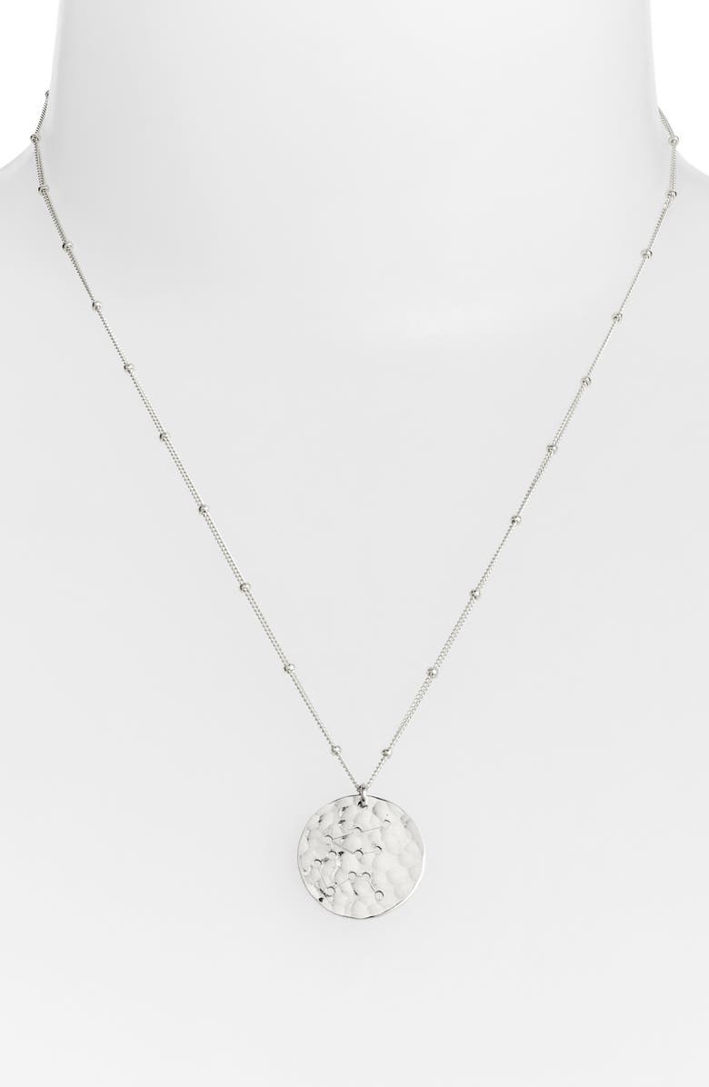 Nashelle Constellation Pendant Necklace, Alternate, color, Sterling Silver Aquarius