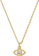 Kate Spade New York you're a gem evil eye pendant necklace